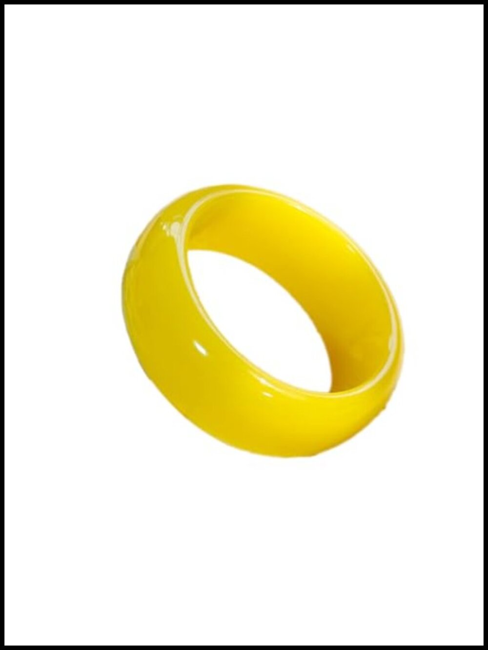 Chunky Acrylic Resin Bangle Bracelet Handmade Multicolor Irregular Geometric